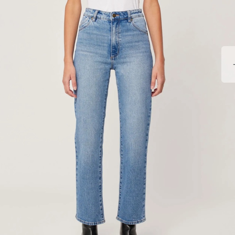 ROLLA'S Blue Straight Leg Jeans High-Rise